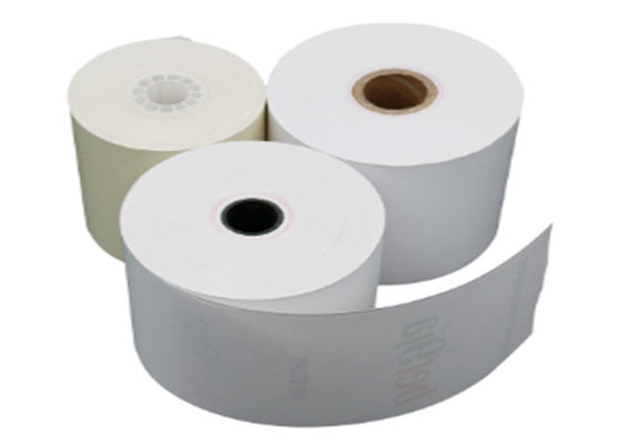 Rollos de papel de papel termales del recibo de Rolls 3 1/8 X230 2 1/4 X85 80x80m m 57x40m m