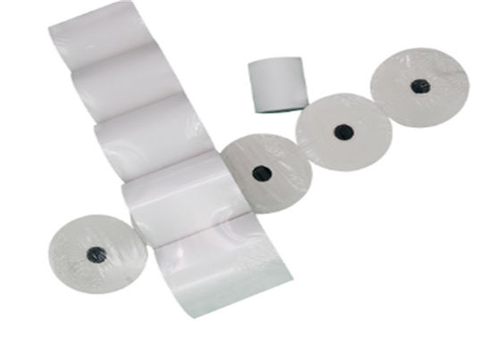 OEM libre al por mayor de Thermal Paper Rolls del cajero de la atmósfera de BPA que embala los rollos de papel termales 80x80
