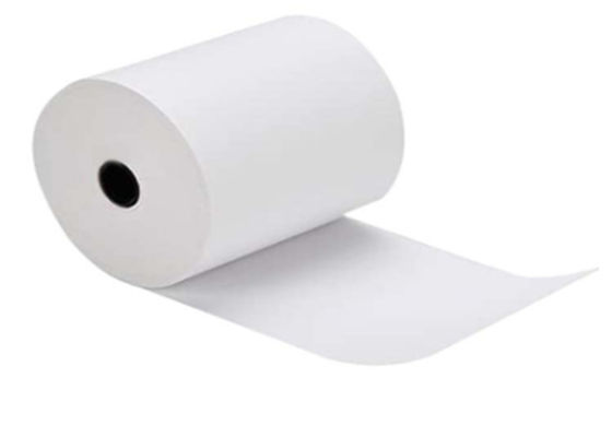 papel termal Rolls de la caja registradora 48gsm