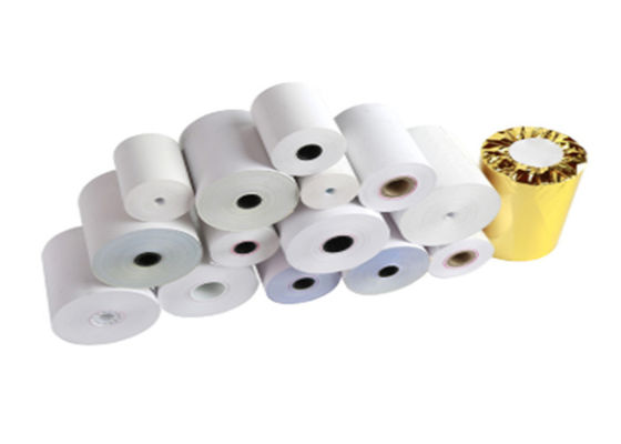 papel termal Rolls de la caja registradora 48gsm