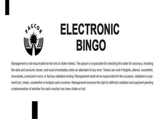 papel termal del boleto de la lotería oscura de la imagen de 156mm*65m m