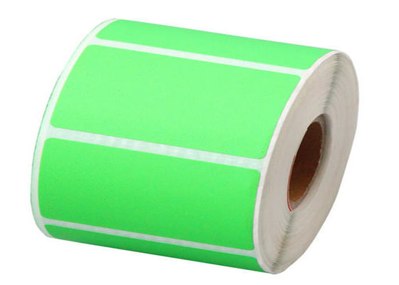 Etiquetas autas-adhesivo impermeables brillantes de la lamina 57x32m m