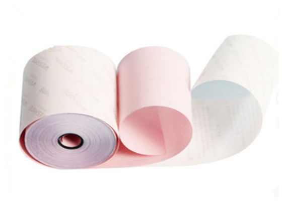 241mm×280m m superficiales lisos papel termal Rolls de 2 capas