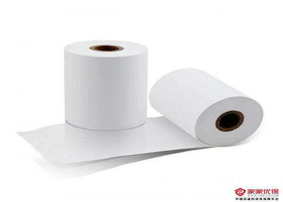 80 papel termal auto-adhesivo revestido superior del × 70m m