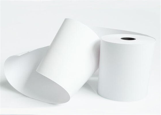 Papel termal certificado FSC Rolls del cajero automático de 48g 52g 55g