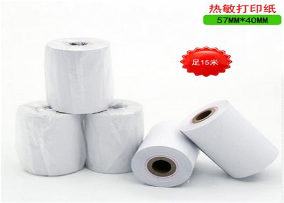 57 papel termal impreso de encargo Rolls del cajero automático inodoro del × 50m m