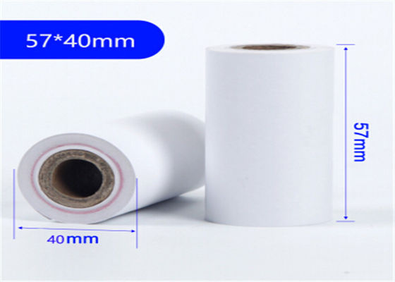 papel termal Rolls del cajero automático 57m m libre del logotipo de 80m m