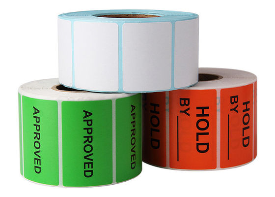 Etiqueta de código de barras termal de la escala del supermercado del FSC 50X25m m Rolls