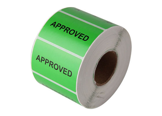 etiquetas autas-adhesivo de 100rolls/Box 67x28m m FSC para imprimir el espacio en blanco