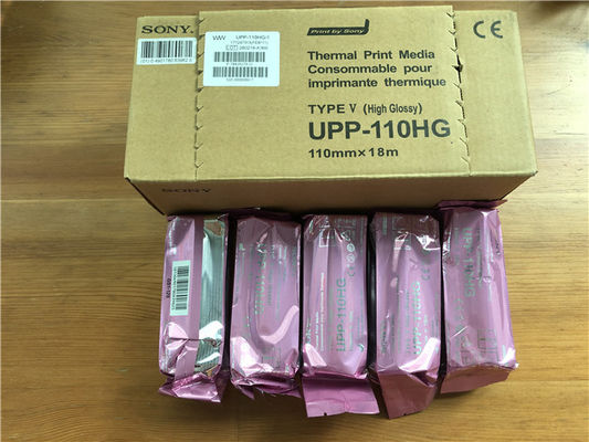 Rollo UP-110HD del papel termal del ultrasonido 10rolls/box el 110x18m