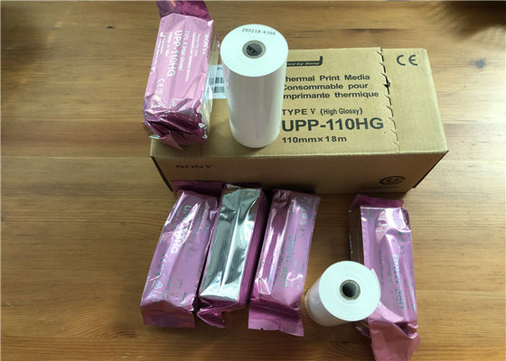 Rollo UP-110HD del papel termal del ultrasonido 10rolls/box el 110x18m