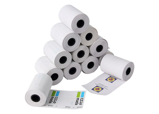 Posición Rolls FSC del papel termal de la caja registradora 45gsm 57x50m m