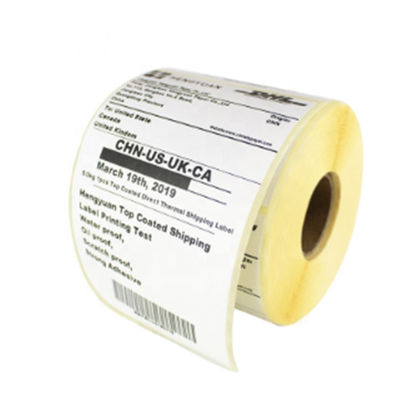 Etiqueta anti 102x76m m del papel termal del papel cristal de la falsificación