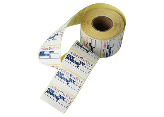 La termal directa impermeable del PVC de COC PE etiqueta 102x76m m