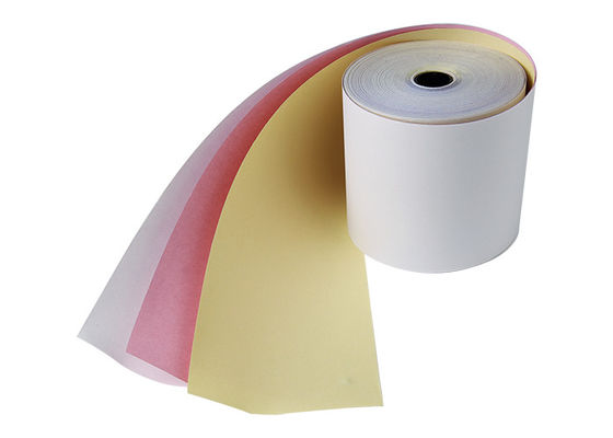 3 papel sin carbono del recibo de la caja registradora de Rolls 80x80 del papel de la posición de la capa